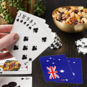 Patriottische Australische vlagspelkaarten Pokerkaarten (Insitu)
