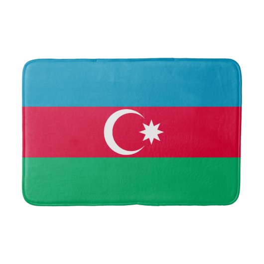 Patriottische Azerbeidzjaanse vlag Badmat (Voorkant)