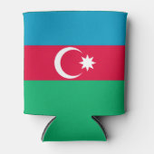 Patriottische Azerbeidzjaanse Vlag Blikje Koeler (Voorkant)