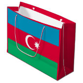 Patriottische Azerbeidzjaanse vlag Groot Cadeauzakje (Voorkant Gekanteld)