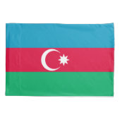Patriottische Azerbeidzjaanse vlag Kussensloop (Achterkant)