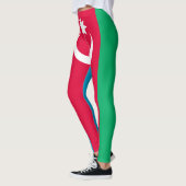 Patriottische Azerbeidzjaanse Vlag Leggings (Links)