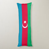 Patriottische Azerbeidzjaanse vlag Lichaamskussen (Achterkant (Verticaal))