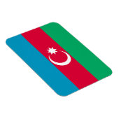 Patriottische Azerbeidzjaanse vlag Magneet (Rechterzijde)