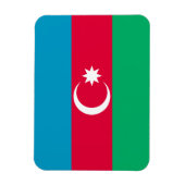 Patriottische Azerbeidzjaanse vlag Magneet (Verticaal)