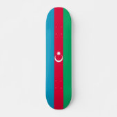 Patriottische Azerbeidzjaanse vlag Persoonlijk Skateboard (Voorkant)