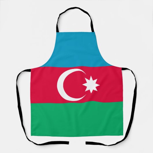 Patriottische Azerbeidzjaanse vlag Schort (Voorkant)