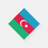 Patriottische Azerbeidzjaanse vlag Servetten (Hoek)