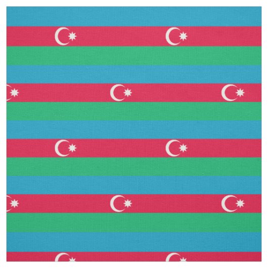 Patriottische Azerbeidzjaanse vlag Stof (Swatch)