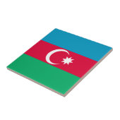 Patriottische Azerbeidzjaanse vlag Tegeltje (Zijkant)