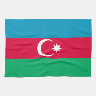 Patriottische Azerbeidzjaanse vlag Theedoek