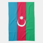 Patriottische Azerbeidzjaanse vlag Theedoek (Verticaal)