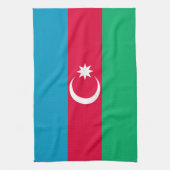 Patriottische Azerbeidzjan Flag Kitchen Towel Theedoek (Verticaal)