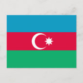 Patriottische Azerbeidzjan vlag Briefkaart (Voorkant)