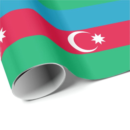 Patriottische Azerbeidzjan vlag Cadeaupapier (Rol Hoek)