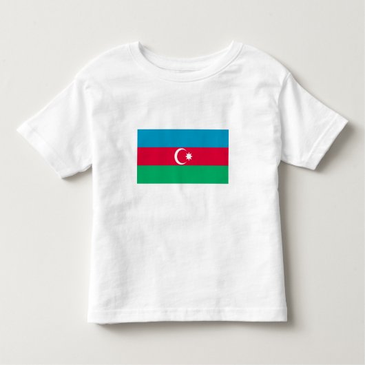 Patriottische Azerbeidzjan vlag Kinder Shirts (Voorkant)