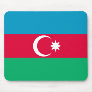 Patriottische Azerbeidzjan vlag Muismat