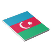 Patriottische Azerbeidzjan vlag Notitieblok (Schuin)