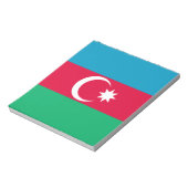 Patriottische Azerbeidzjan vlag Notitieblok (Linkerzijde)