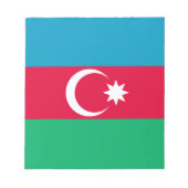 Patriottische Azerbeidzjan vlag Notitieblok (Voorkant)