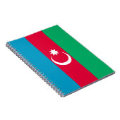 Patriottische Azerbeidzjan vlag Notitieboek (Rechterzijde)
