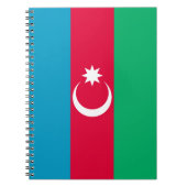 Patriottische Azerbeidzjan vlag Notitieboek (Voorkant)