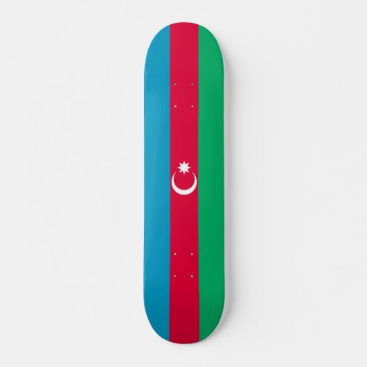 Patriottische Azerbeidzjan vlag Persoonlijk Skateboard (Voorkant)