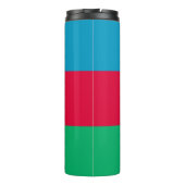 Patriottische Azerbeidzjan vlag Thermosbeker (Achterkant)