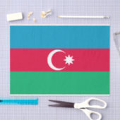 Patriottische Azerbeidzjan vlag Tissuepapier (Craft)