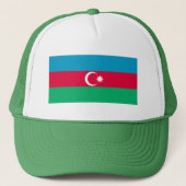 Patriottische Azerbeidzjan vlag Trucker Pet (Voorkant)
