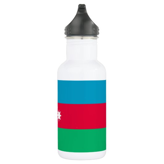 Patriottische Azerbeidzjan vlag Waterfles (Rechts)