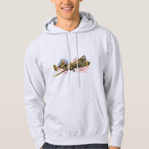 Patriottische B-24 Liberator WW2 Zware bomber Hoodie
