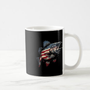 Patriottische B Visserij Amerikaanse Vlag Visser K Koffiemok