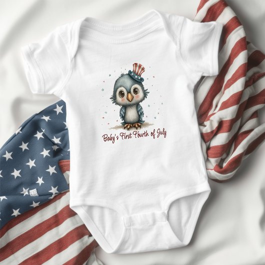 Patriottische Baby Arend 4 juli Romper