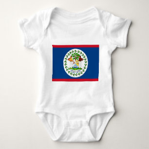 Patriottische baby bodysuit met vlag Belize