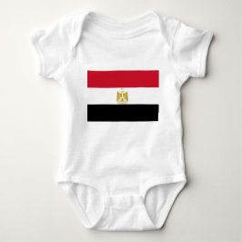 Patriottische baby bodysuit met vlag Egypte