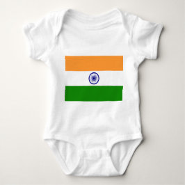 Patriottische baby bodysuit met vlag India