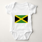 Patriottische baby bodysuit met vlag Jamaica (Voorkant)