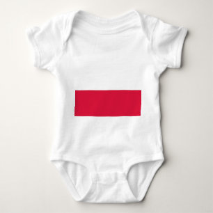 Patriottische baby bodysuit met vlag Polen