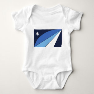 Patriottische baby bodysuit met vlag van Colombia