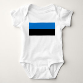 Patriottische baby bodysuit met vlag van Estland