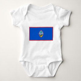 Patriottische baby bodysuit met vlag van Guam
