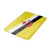 Patriottische badmat met vlag van Brunei (Gekanteld)