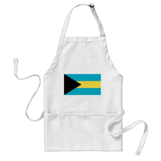 Patriottische Bahamaanse vlag Standaard Schort (Voorkant)