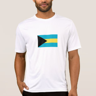 Patriottische Bahamaanse vlag T-shirt