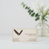 Patriottische Bald Eagle milieubeweging Visitekaartje (Staand voorkant)