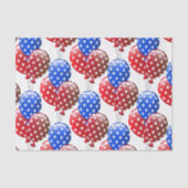 Patriottische ballonnen tissuepapier (Voorkant)