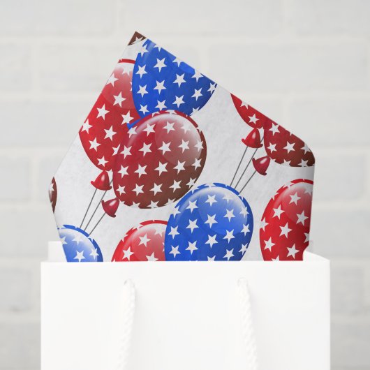 Patriottische ballonnen tissuepapier (Cadeauzakje)