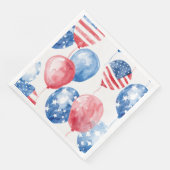 Patriottische ballonnen van de VS Servet (Hoek)