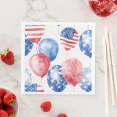 Patriottische ballonnen van de VS Servet (Insitu)